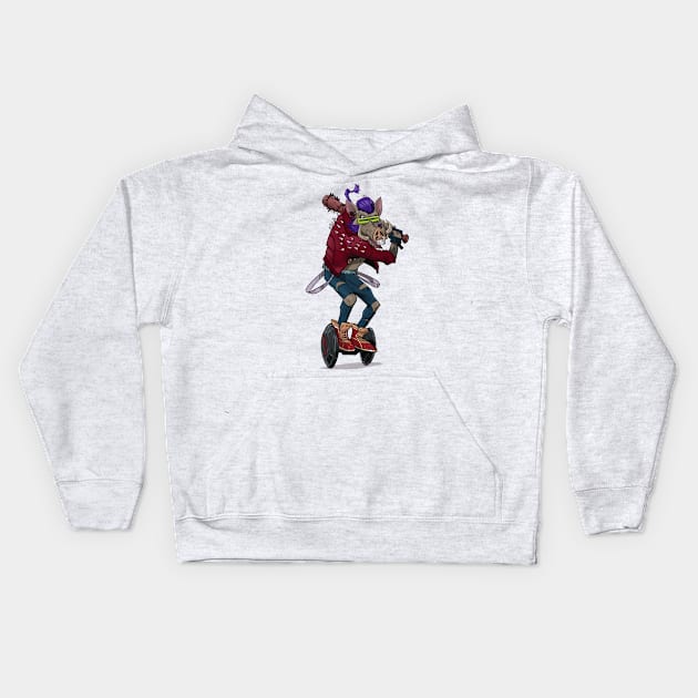 TMNT Bebop Kids Hoodie by markodjeska